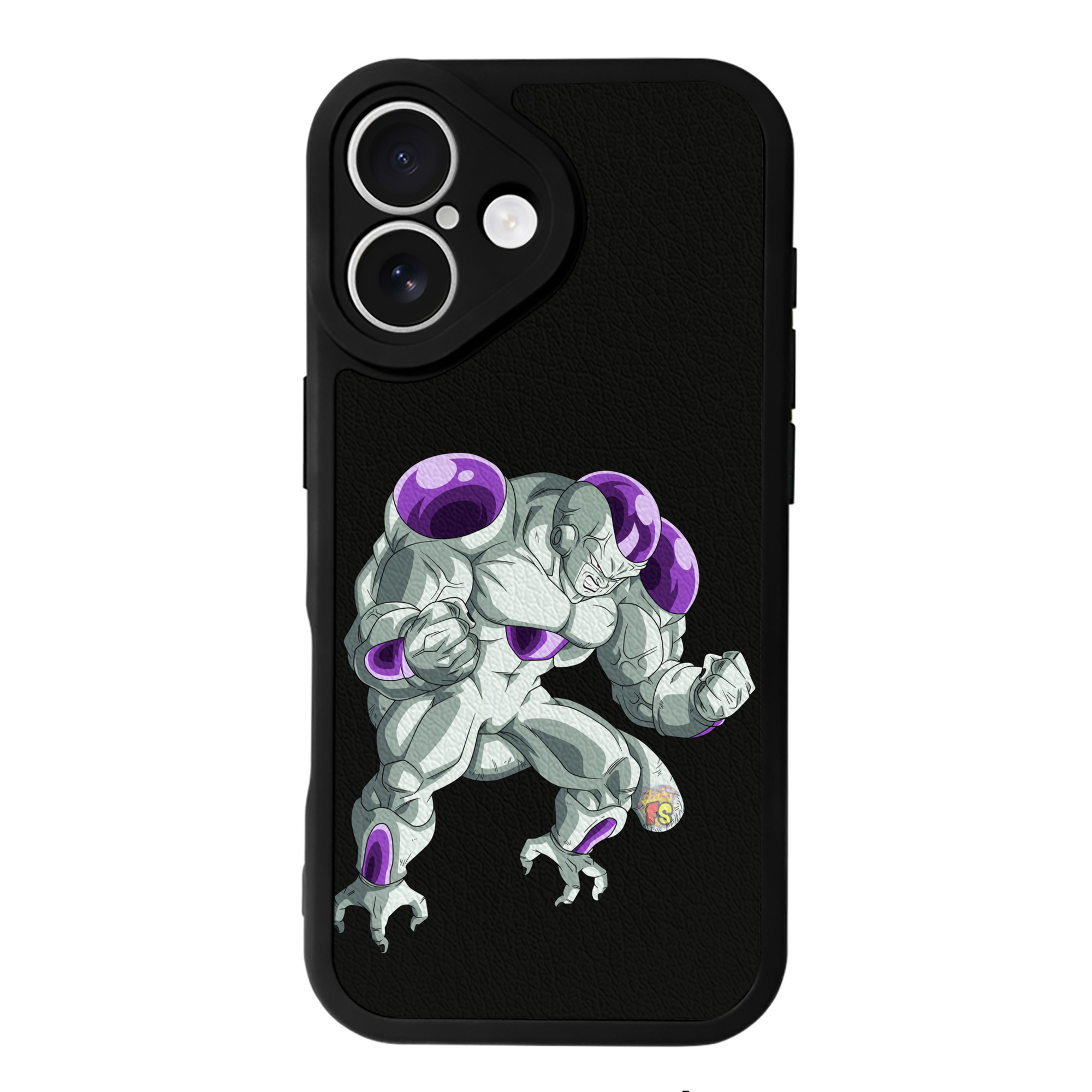 （画像用） ドラゴンボール フリーザ DRAGON BALL Frieza 【iPhone 16シリーズ対応】シリコンスマホケース（レザー調） 材質：シリコン